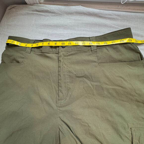 Orvis Men’s Size 40 Cargo Fishing Shorts Green Khaki Comfort Waistband Outdoor - Picture 9 of 11